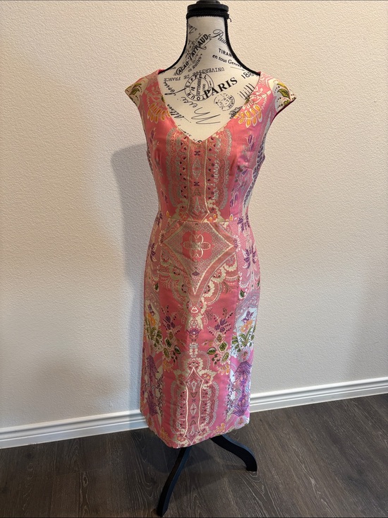 Etro Dresses & Skirts - ETRO Milano Nashville Metallic Brocade Sheath Dress